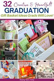 diy high graduation gift baskets