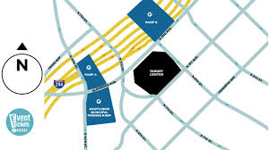 Map Of Parking Near The Target Center In Minneapolis