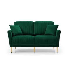 Velvet Single Arm Chair Sectional Sofa