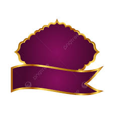 arabic banner ribbon ic badge