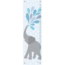 Oopsy Daisy Growth Chart Elephant Playtime 12x42 By Stacy Amoo Mensah