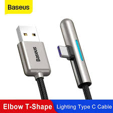Baseus Elbow T Shape Colorful Lighting 40w Usb Type C Cable For Huawei Samsung Xiaomi Redmi Cable Buy At A Low Prices On Joom E Commerce Platform