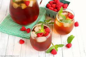 raspberry mint iced tea easy