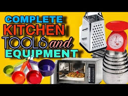 types of kitchen tool and equipment and