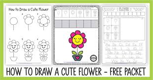 how to draw a cute flower free your