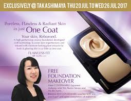 takashimaya free foundation makeover