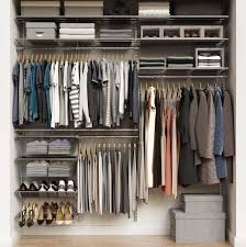 The curtain front allows easy access to your wardrobe while the 3 bottom fabric bins create a concealed storage option. Closet Organizers Closet Storage Ideas Clothes Storage Organization The Container Store