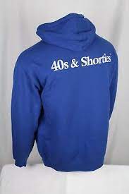 logo hoo sweatshirt large royal blue