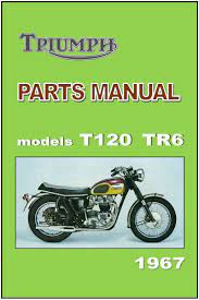 triumph parts manual t120 tr6 t120r