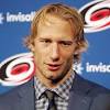 Former minnesota wild center eric staal was sitting at home alone when he received a phone call that he was going to be traded to the buffalo sabres. 1