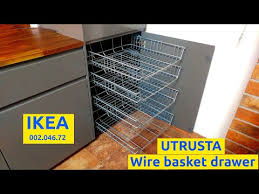utrusta wire basket drawer 60 cm for