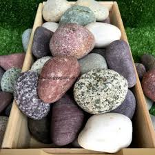 big size multicolor pebble stone