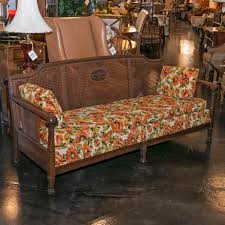 vine french style cane back settee
