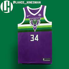Silver first emphasized shades of purple and then became one of the main ones. Milwaukee Bucks Jersey Concept 3 Mic Mkebucks