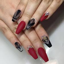 clic red nail art designs you must