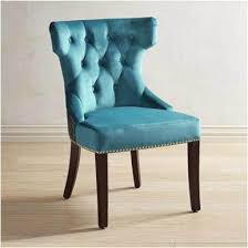 Coordinate all your teal and aqua room décor with these easy to match small scale fabric patterns. China Blue Floral Printed Upholstery Velvet Dining Chairs China Wedding Chair Button Tufting Chair