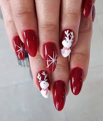 christmas winter nail design ideas 2023
