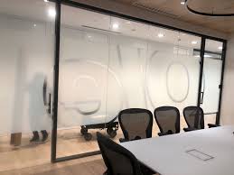Office Interior Glass Wall
