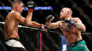 Look back at the biggest wins, bloodiest faces and angriest middle fingers of nate diaz's ufc career, including his victories against manny gamburyan at the. Conor Mcgregor Nate Diaz Renew Their Rivalry You Couldn T Even Win Your Own Belt They Made For You Dazn News Spain