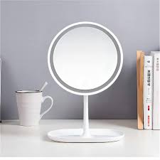8 rechargeable lighted makeup mirror