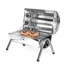 portable barrel barbecue stainless