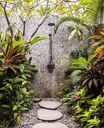140 Beautiful Outdoor Shower Ideas And