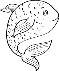 Children's coloring pages, color by numbers and connect the dots of fish. Fish Drawing How To Draw A Fish Fish Coloring Pages