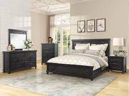 Louie louie king black bedroom set $1,199.00. Spruce Creek Farmhouse Black King Bedroom Set My Furniture Place