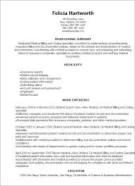 Investigates and resolves insurance company disputes and communicates with patients regarding account balances and claim statuses. Medical Billing Coding Specialist Resume Template Mpr
