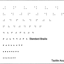 Illustration Of The Chart We Used For Measuring Tactile
