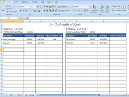 Best Photos Of Excel Bill Tracker Template Medical Bill