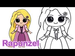 Ver más ideas sobre rapunzel, fiestas de rapunzel, cumpleaños rapunzel. How To Draw Rapunzel From Tangled Cute And Easy Youtube