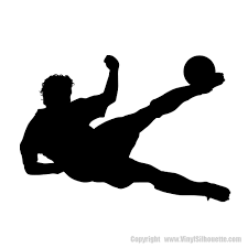 soccer silhouettes life size wall decals
