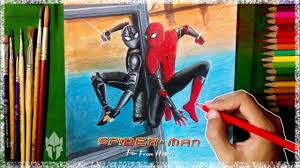 40+ amazing posters for spidey fans. Spiderman Far From Home Poster Drawing In Spider Man 3 Style Youtube