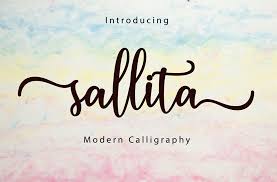 It usually involves a nibbed pen ️ or brush 🖌️. Sallita A Calligraphy Script Font Free Download Free Script Fonts