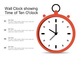 Wall Clock Showing Time Of Ten Oclock
