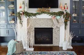how to decorate a mantel for