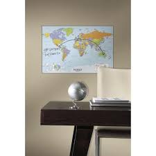 Roommates 27 In World Map Dry Erase