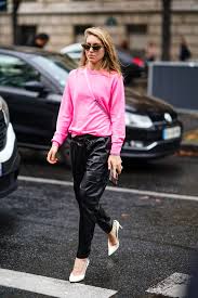For a bolder look, try a louder color like bright red or a trendy pattern like snakeskin. How To Wear Leather Pants Like An Absolute Pro Popsugar Fashion
