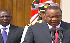 Image result for images of Uhuru addressing the nation over the Dusit attack