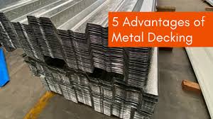 5 advanes of metal decking sheets
