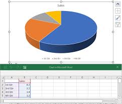 how to make a pie chart in ms word