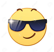 Cool Face Emoji Royalty Free Cliparts, Vectors, And Stock Illustration.  Image 128237249.