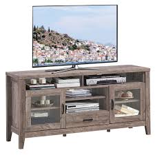 costway tv stand tall entertainment
