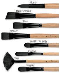 7 Diffe Types Of Paint Brushes