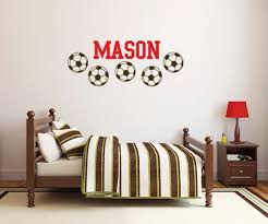 Soccer Name Wall Decals Sports Decals