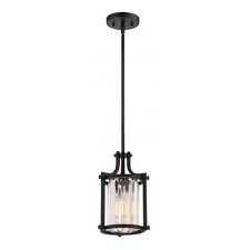 Nuvo Krys Crystal Mini Pendant Light Fixture Aged Bronze Nuvo 60 5774 Homelectrical Com