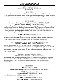 Resume For Personal Assistant   Free Resume Example And Writing     personal trainer resume