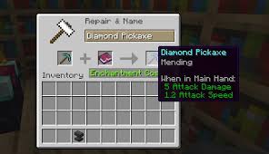 the mending minecraft enchantment your