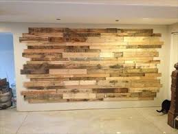 wooden pallet accent wall decor ideas